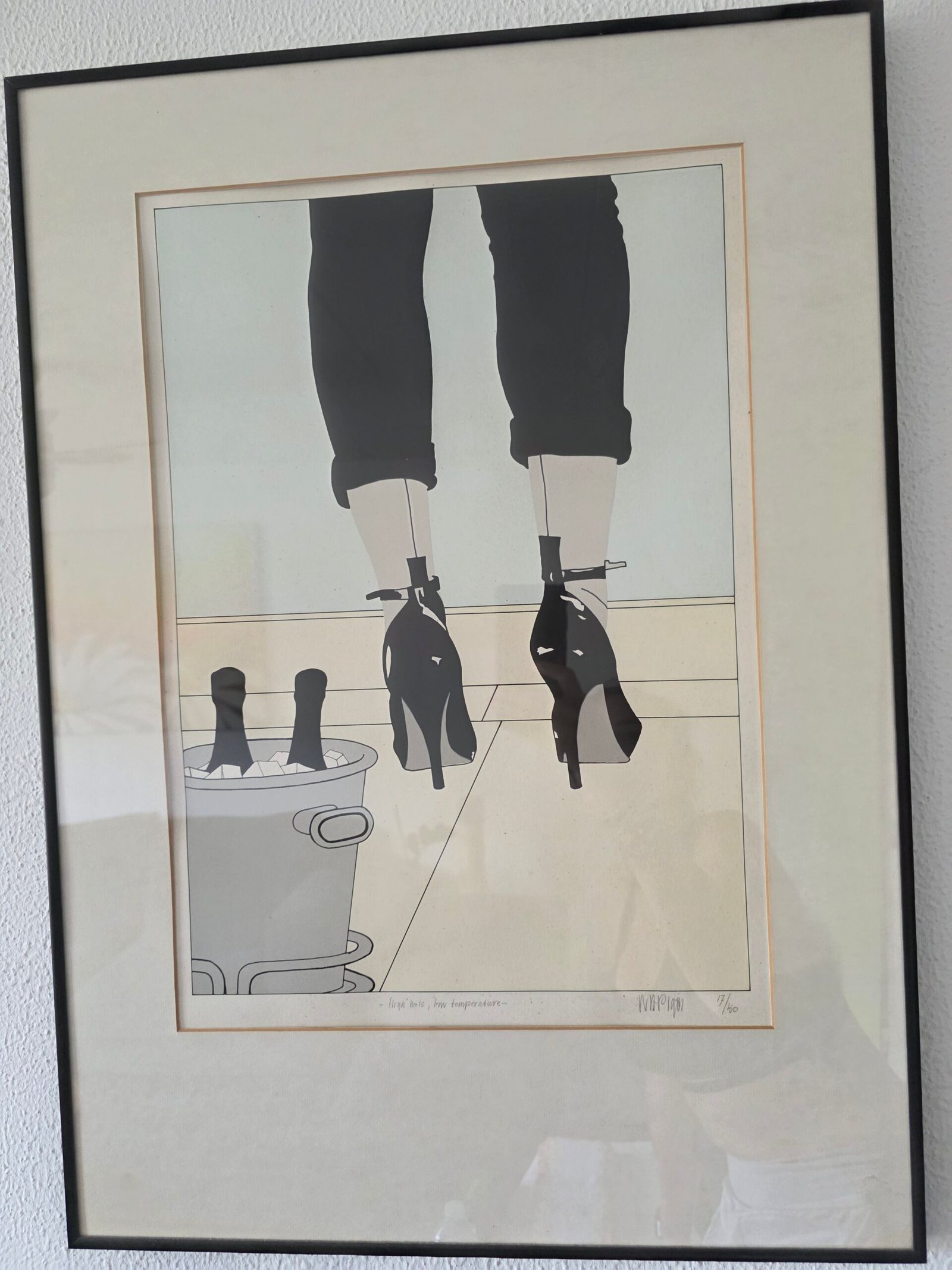 High Heels, Low Temperature – Signed & Numbered Screen Print